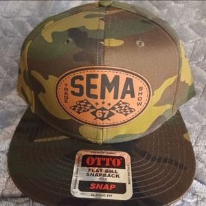 New 2023 SEMA Camo Snap Back Baseball Cap